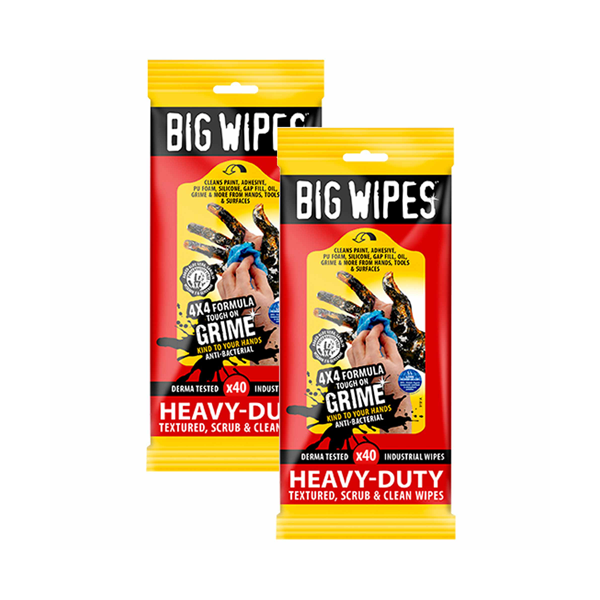 ΜΑΝΤΗΛΑΚΙΑ ΚΑΘΑΡΙΣΜΟΥ BIG WIPES HEAVY DUTY 40 ΤΕΜΑΧΙΩΝ